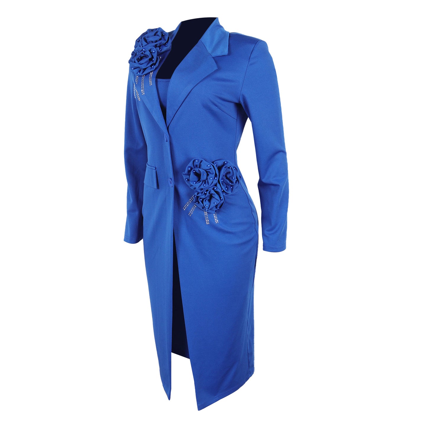 2 Piece Blazer And Sleeveless Dress Sets Plus Size Clothes Dresses For Women's Clothing 2025 Spring Autumn Big Size 3XL Oversize