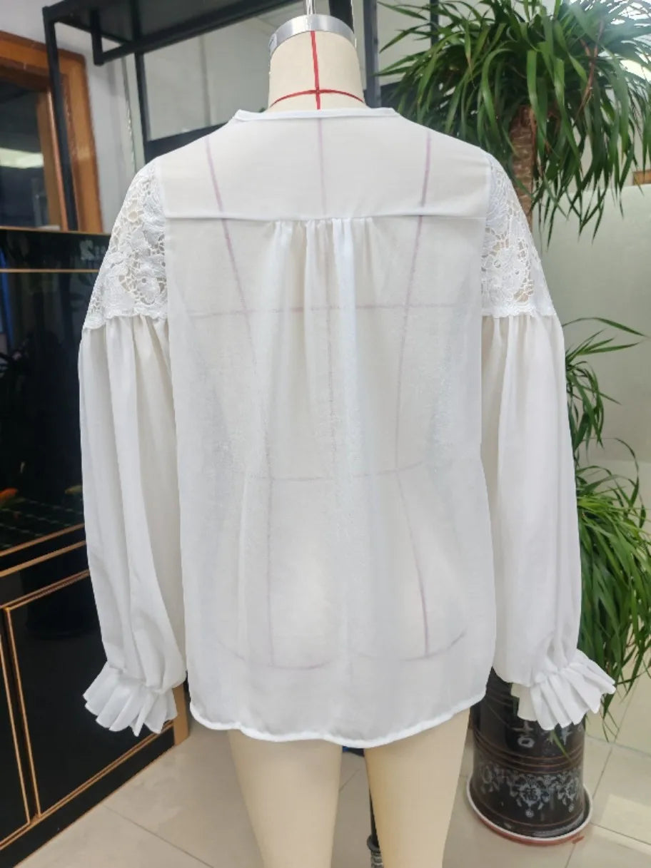 Women Blouses 2026 Spring Autumn Long Sleeve Blouse Woman Blouse Shirt Office Elegant Work Shirt Top Blusas Mujer De Moda