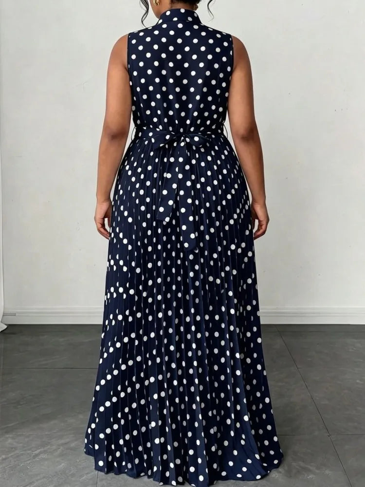 L-4XL Plus Size Clothes Dresses Women Robes Summer Sleeveless Street Style Casual 3XL 4XL Big Size Long Maxi Dress Oversized
