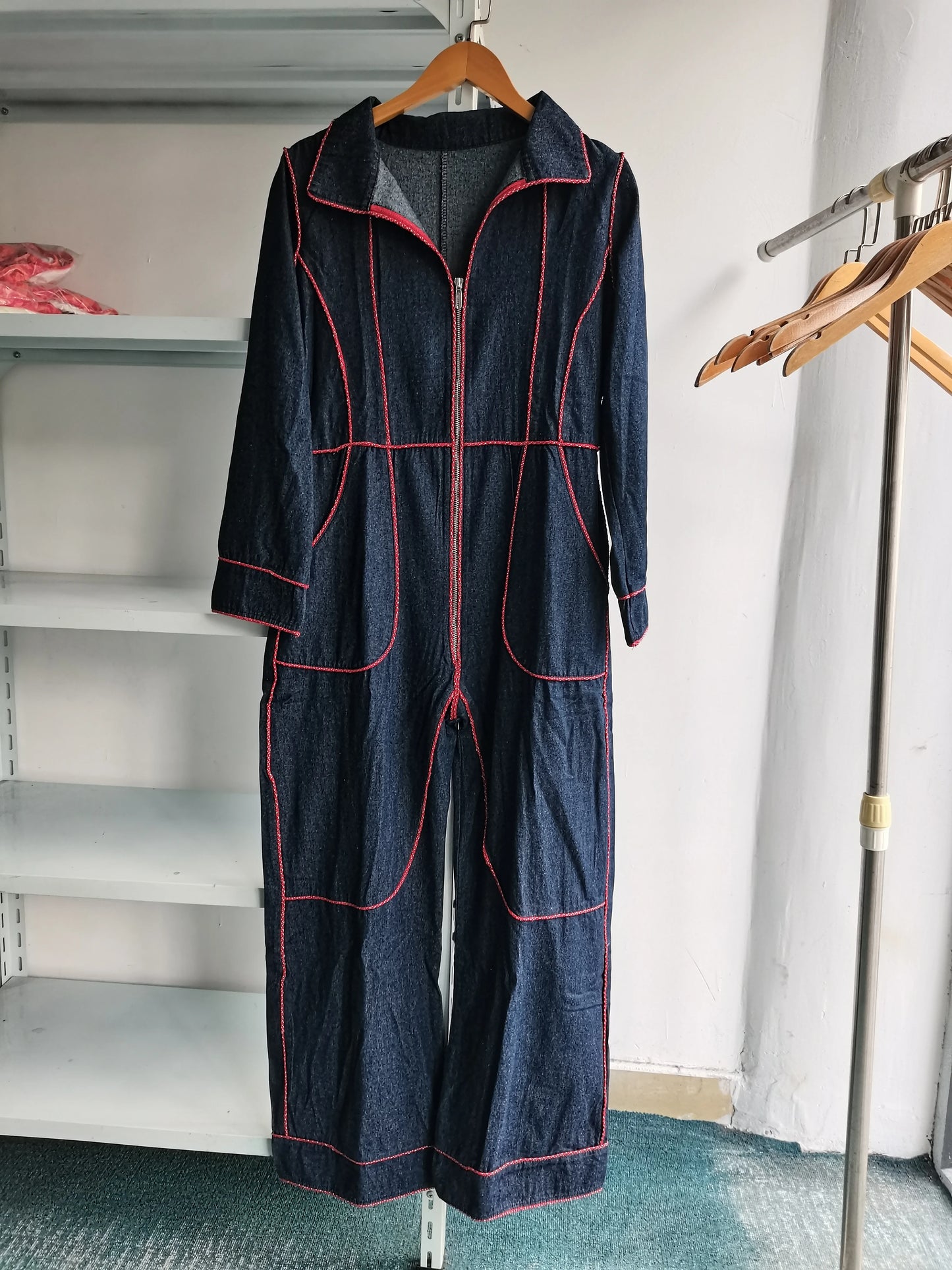 Solid Color Women Jumpsuits For Autumn Winter Long Sleeve Loose Fashion Streetwear Overalls Wide Leg Pants Trousers 2025