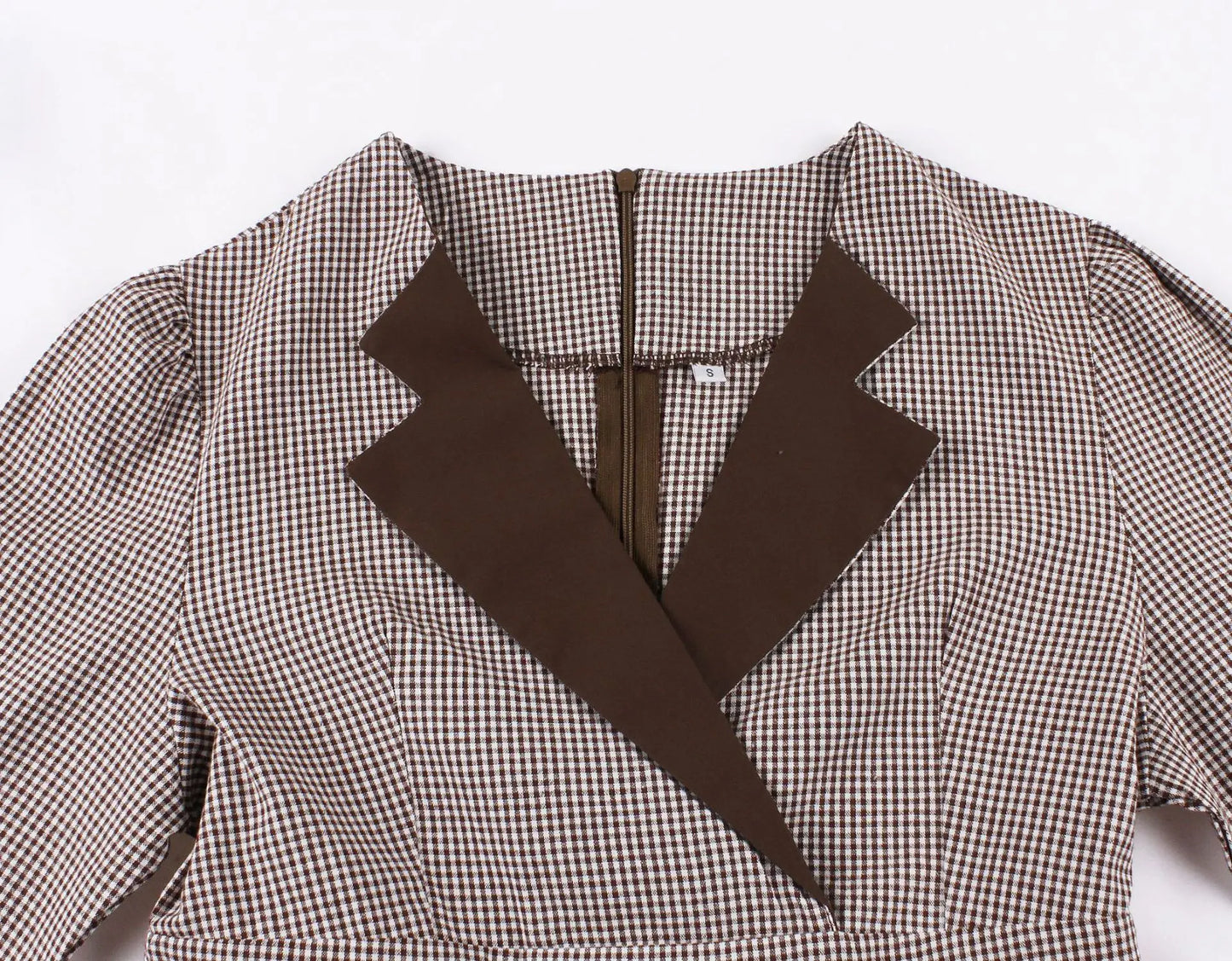 Women Pin Up Lattice Print Casual Party Dress Summer 3/4 Sleeve Retro Robe 60s 50s Vintage Rockabilly Swing Dress Vestidos