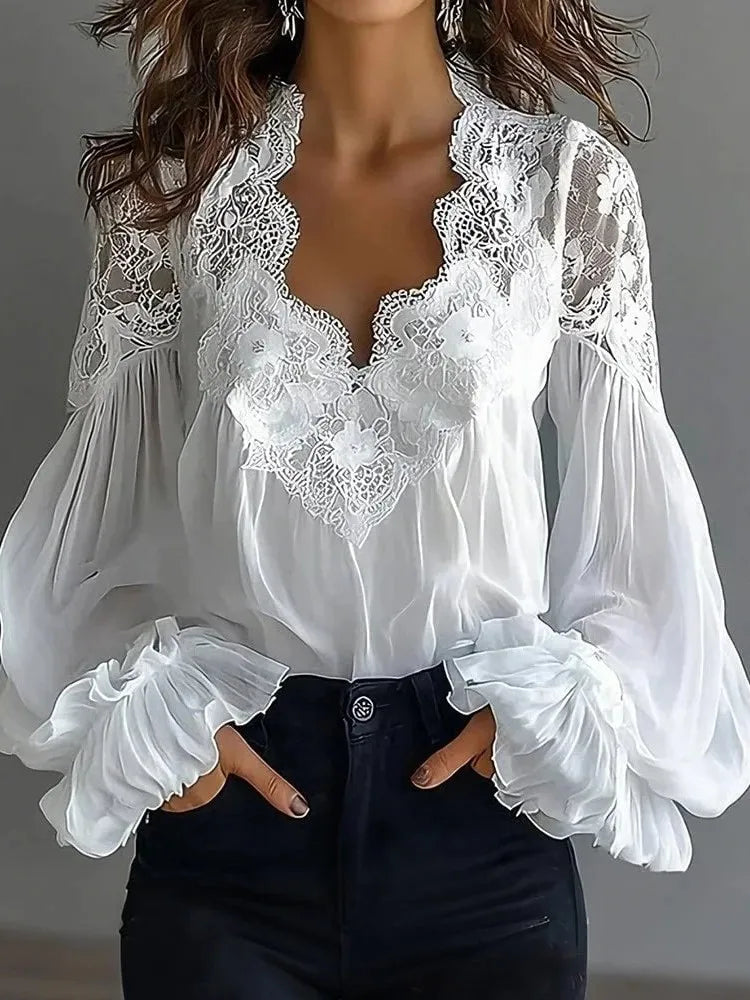 Women Blouses 2026 Spring Autumn Long Sleeve Blouse Woman Blouse Shirt Office Elegant Work Shirt Top Blusas Mujer De Moda
