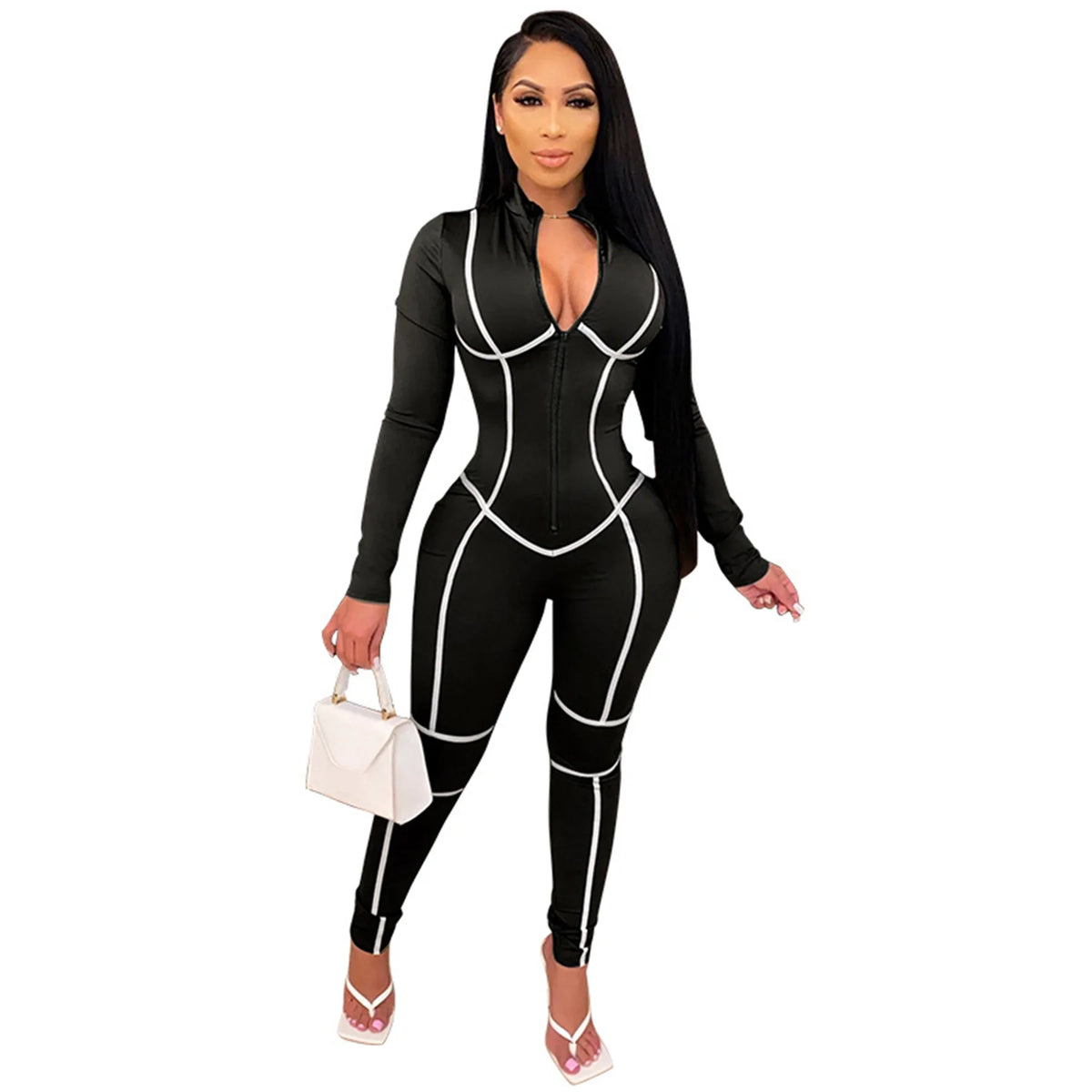 Solid Color Women Jumpsuits For Spring Autumn 2026 Long Sleeve Loose Fashion Streetwear Overalls Sports Pants Trousers