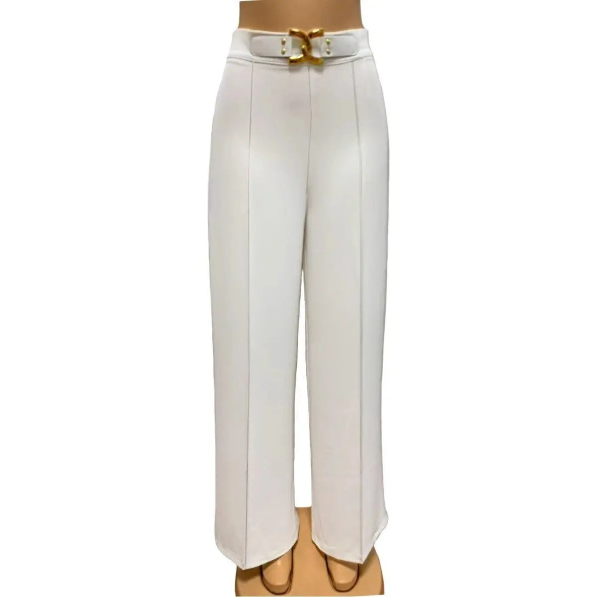 Women High Waist Wide Leg Pants Shiny Fuchsia Straight Pants Long Palazzo Casual Trendy Trousers 2026 Spring Autumn New