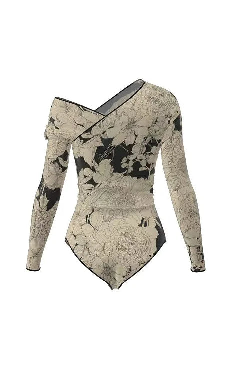 Mesh High Waist Sexy Swimsuit Women Summer Bathing Suit Bikini Set Long Sleeve Swimwear Beach Swimming Suit For Female Купальник