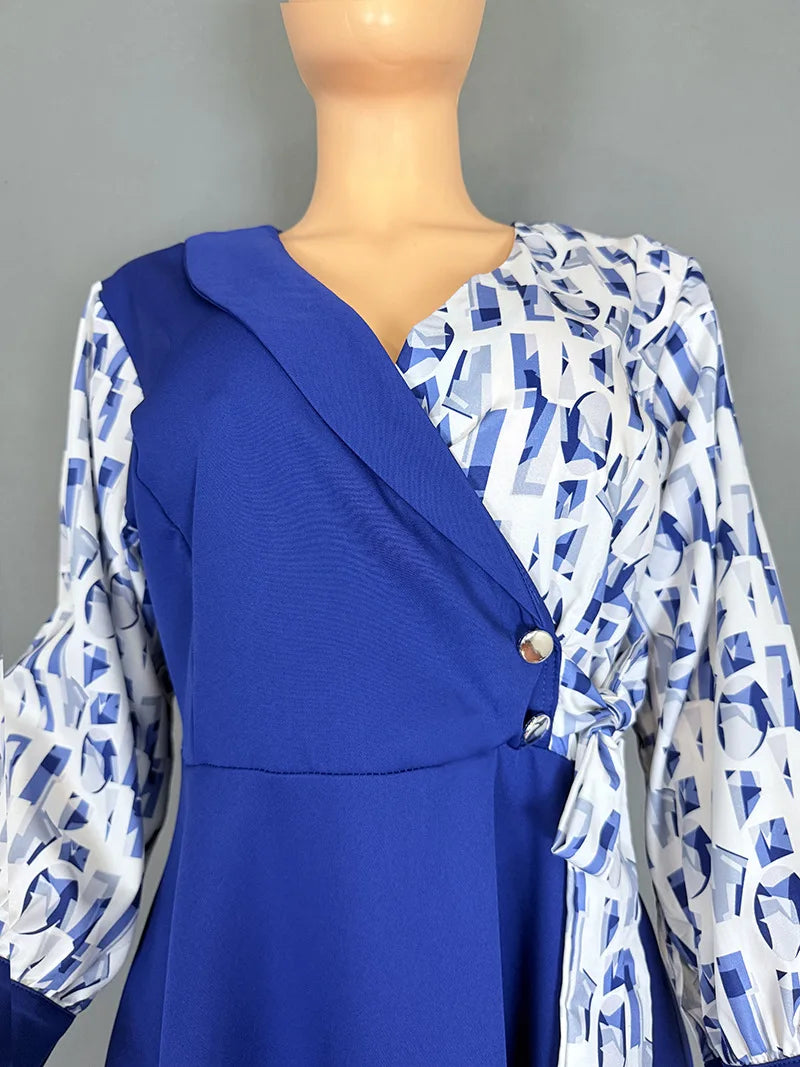 African Dresses For Women Elegant Polyester Muslim Fashion Abayas Dashiki Robe Kaftan Long Midi Dress Turkish Africa 2026 New