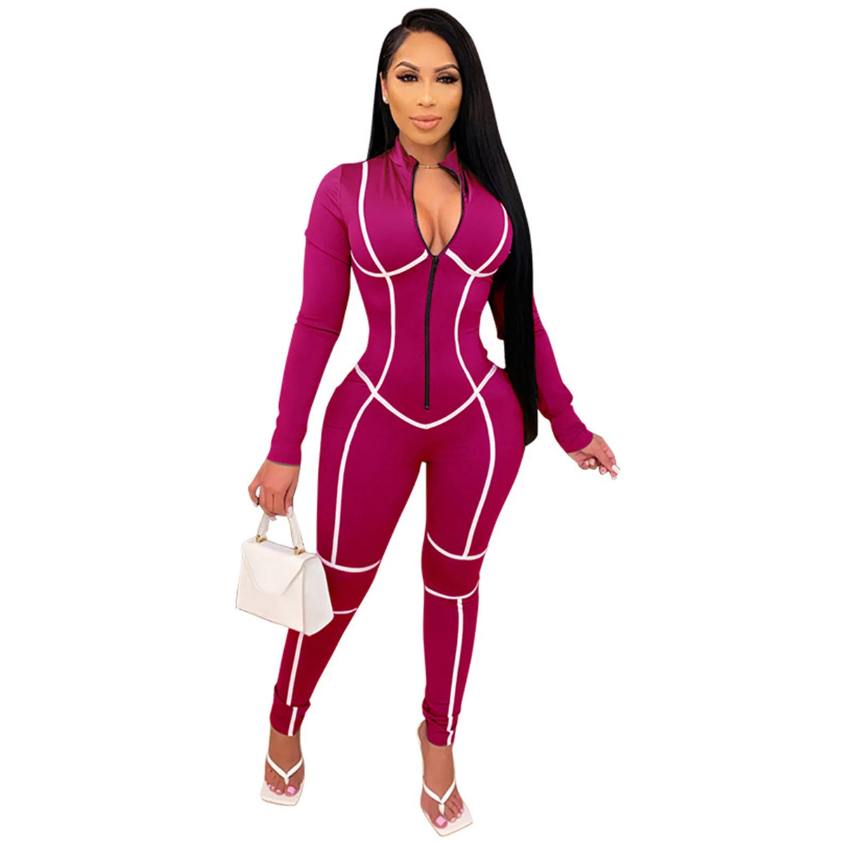 Solid Color Women Jumpsuits For Spring Autumn 2026 Long Sleeve Loose Fashion Streetwear Overalls Sports Pants Trousers