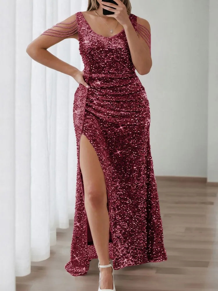 L-4XL Plus Size Clothes Evening Dresses Women Clothing Robes Sleeveless Street Style Casual 3XL Big Size Oversized Maxi Dress