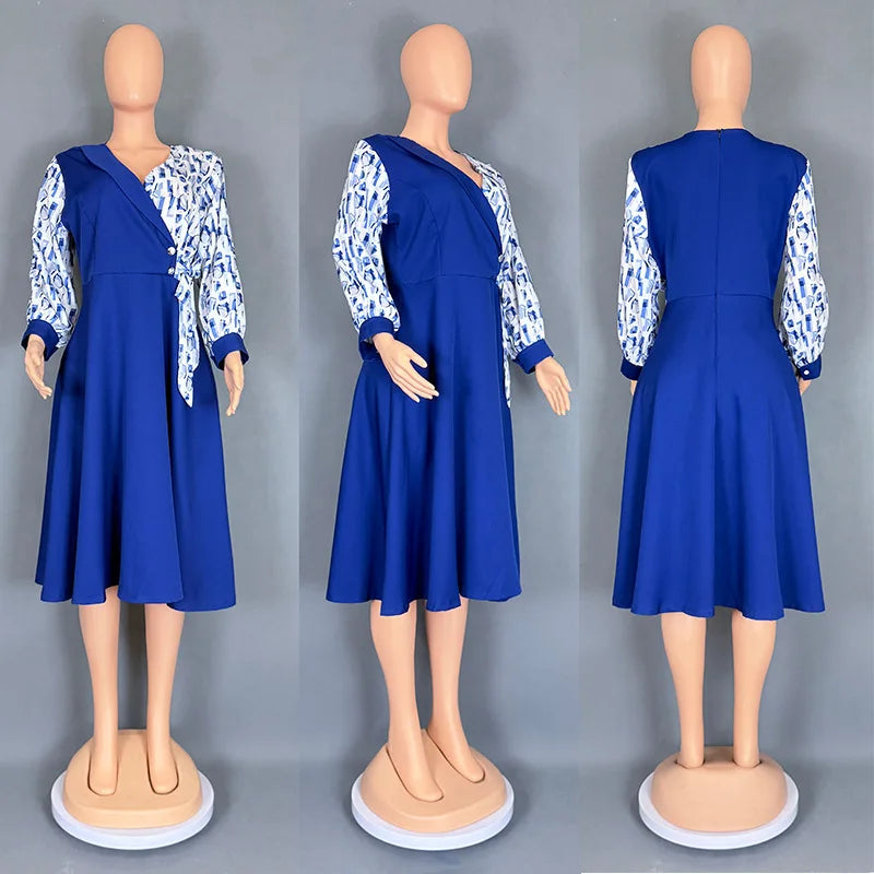 African Dresses For Women Elegant Polyester Muslim Fashion Abayas Dashiki Robe Kaftan Long Midi Dress Turkish Africa 2026 New