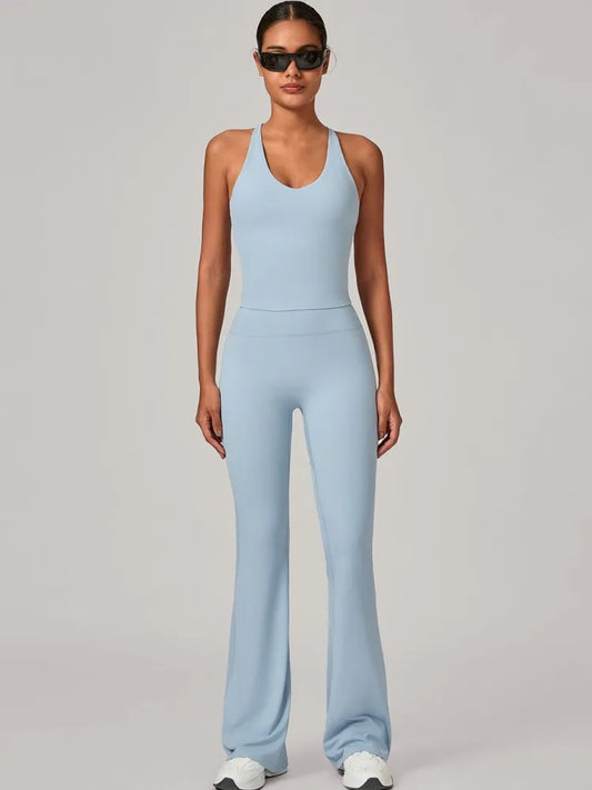 2 Piece Women Sets New Summer Autumn Sports Matching Sets Two Pieces Sets Sleeveless Tops And Pants Suits Outfits Clothing