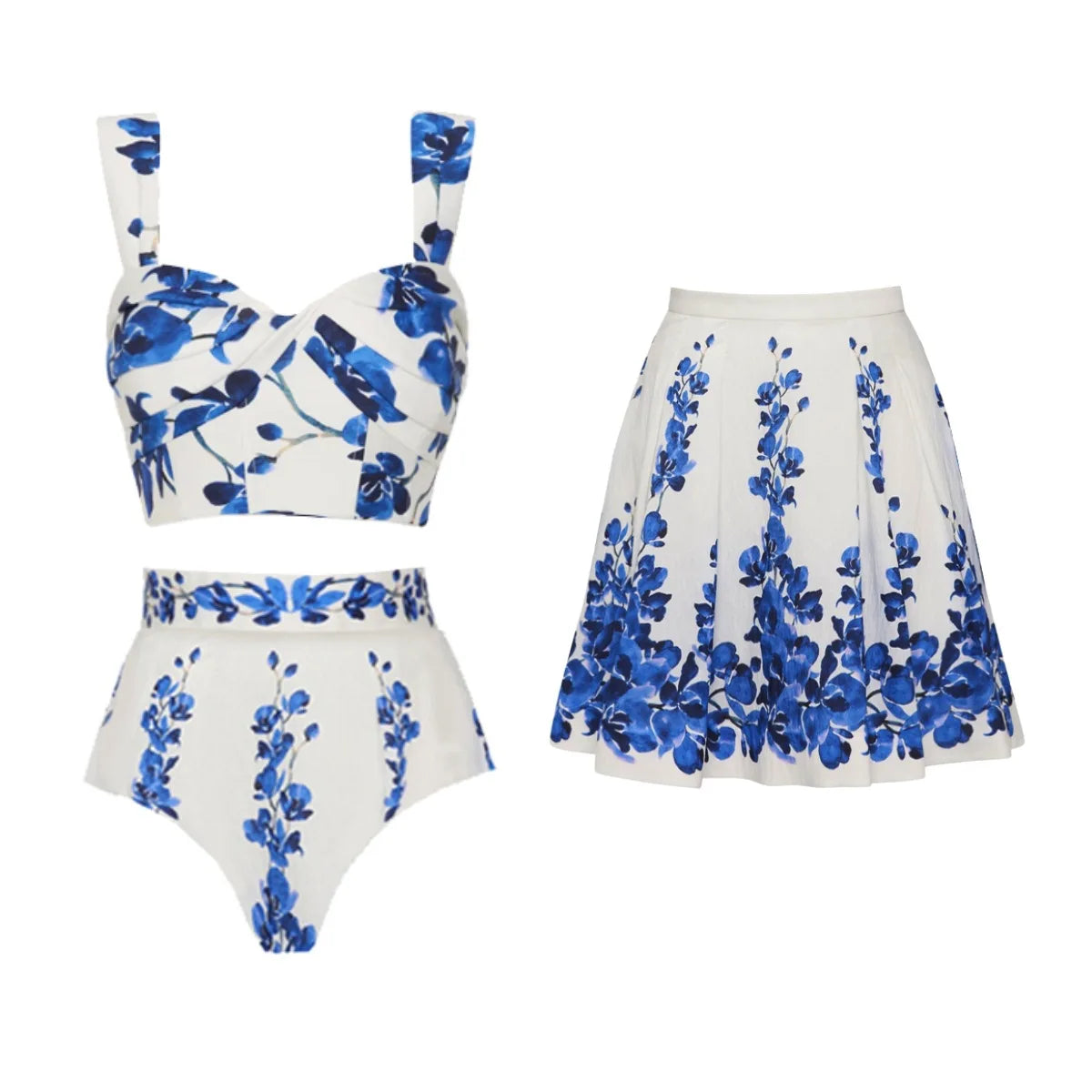 2025 New High Waist Sexy Swimsuit Women Summer Bathing Suit Bikini Set Swimwear Women Beach Swimming Suit For Female