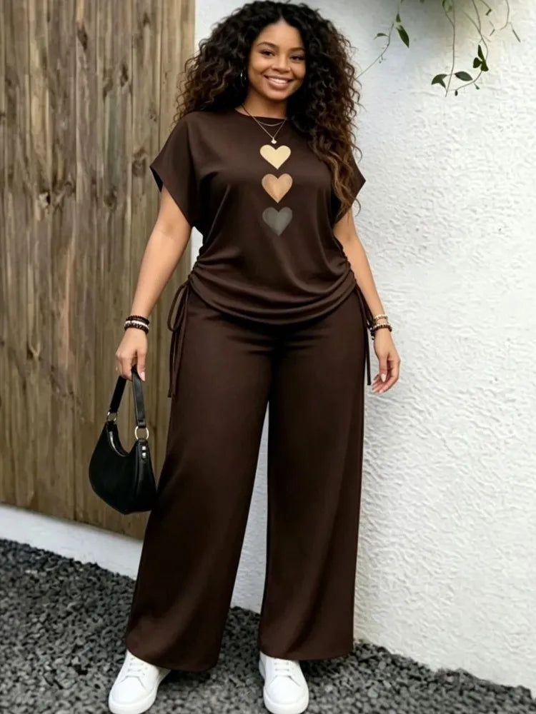 2 Piece Women Sets Dashiki African New Arrival Summer Autumn Matching Sets Two Pieces Sets Top And Pants Suits Outfits Clothing