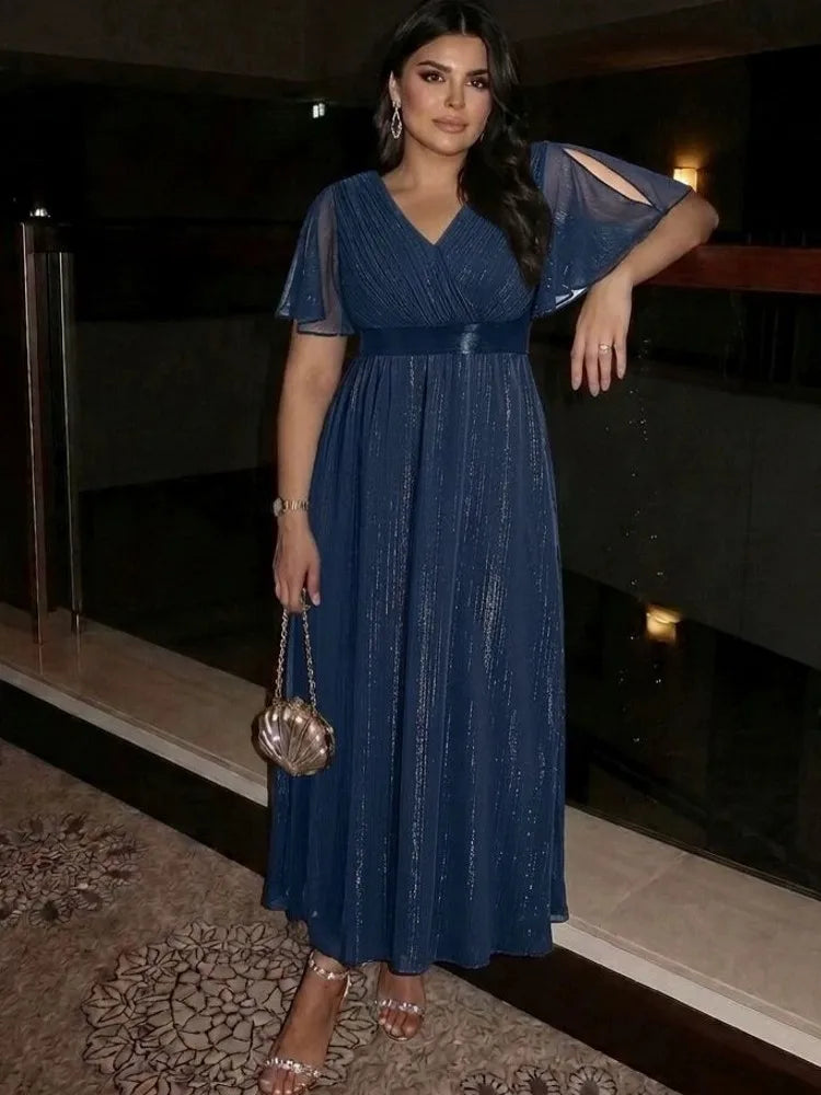 XL-5XL Plus Size Clothes Dresses Women Robes Summer Short Sleeve Street Style Casual 3XL 4XL Big Size Maxi Dress Oversized