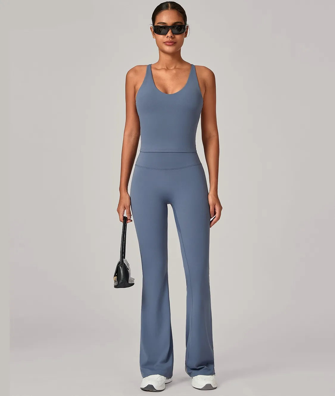 2 Piece Women Sets New Summer Autumn Sports Matching Sets Two Pieces Sets Sleeveless Tops And Pants Suits Outfits Clothing