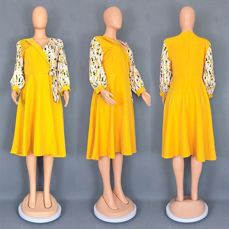 African Dresses For Women Elegant Polyester Muslim Fashion Abayas Dashiki Robe Kaftan Long Midi Dress Turkish Africa 2026 New