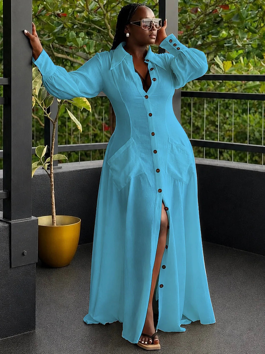 XL-5XL Plus Size Clothes Dresses Women Robes Autumn Long Sleeve Street Style Casual 3XL 4XL Big Size Long Maxi Dress Oversized