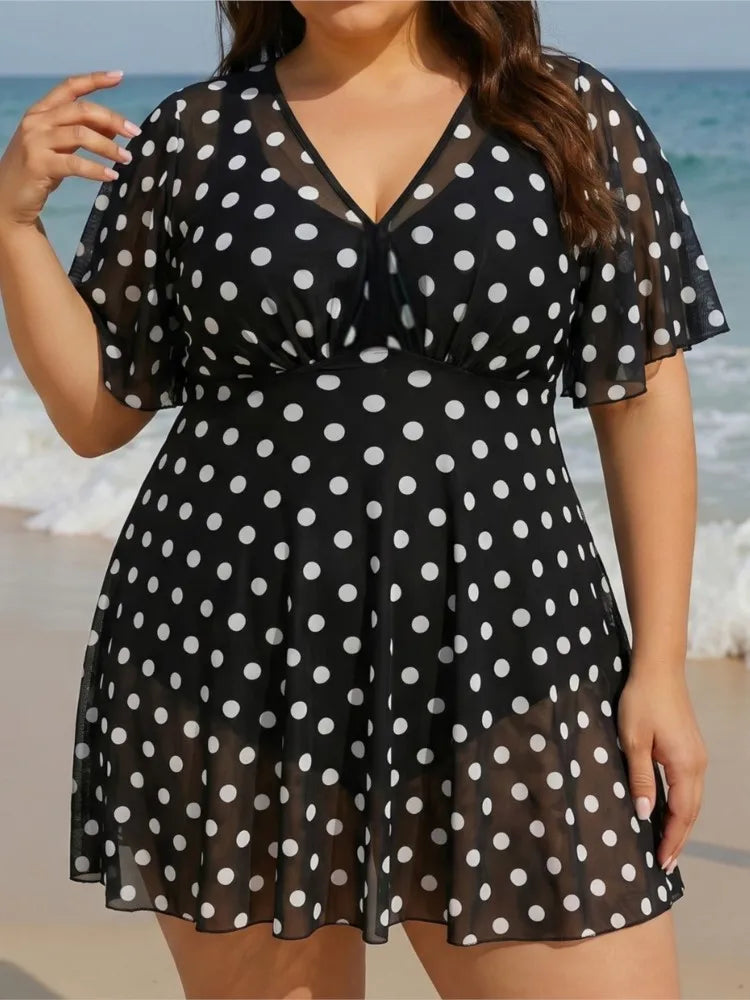 Plus Size High Waist Bikini Women's Push Up Large Size Swimsuit 2026 Summer Mujer Big Size Tummy Control Swimwear Bikini Sets