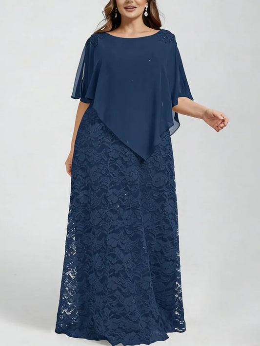 L-5XL Plus Size Clothes Dresses Women Robes Spring Summer Half Sleeve Street Style Casual 3XL 4XL Big Size Maxi Dress Oversized