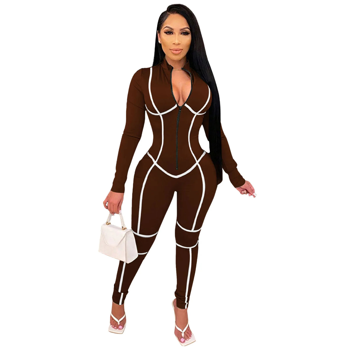 Solid Color Women Jumpsuits For Spring Autumn 2026 Long Sleeve Loose Fashion Streetwear Overalls Sports Pants Trousers