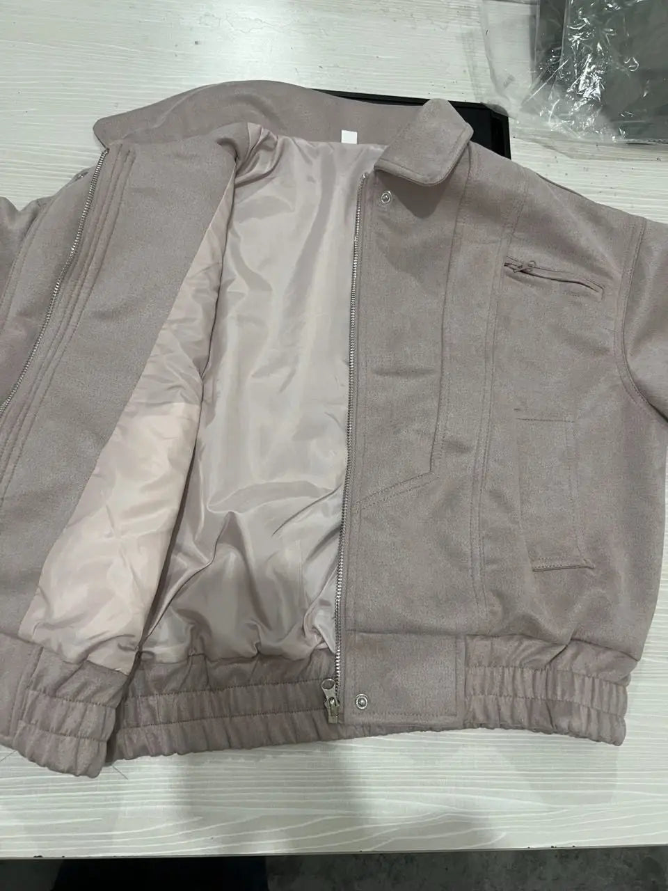 2026 Winter Suede Bomber Jackets For Women Outerwears Oversized Jacket Woman Streetwear Zip Women's Coats Padded Varsity Jackets